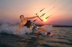 Tommy Kite Surfing